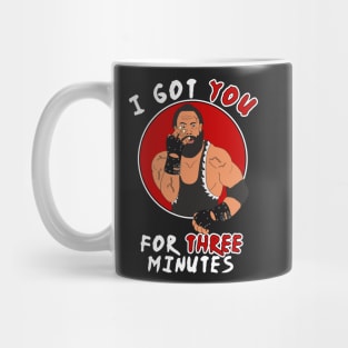 I got you for three minutes wrestler cage match Mug